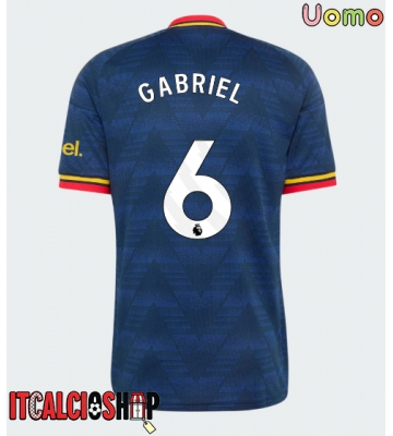 Arsenal Gabriel Magalhaes #6 Seconda Maglia 2026-27 Manica Corta